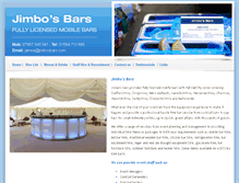 Tablet Screenshot of jimbosbars.com